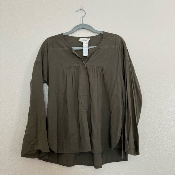 Isabela Marant Olive Green Luxurious Lagenlook Blouse - Picture 1 of 6
